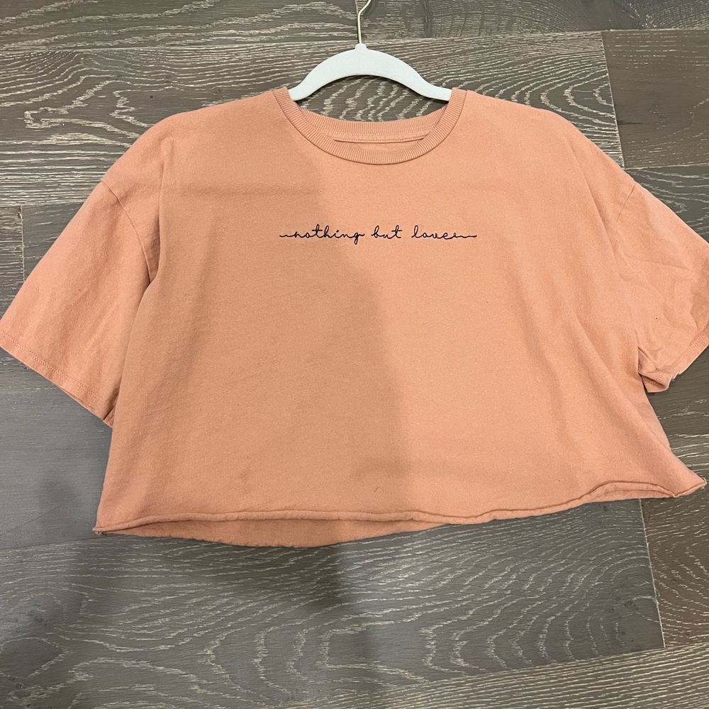 Nothing but love crop top